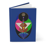 AfroAngel Hardcover Journal - Blue