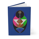 AfroAngel Hardcover Journal - Blue