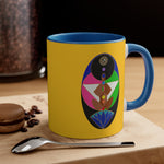 Afro Angel Yellow Coffee Mug, 11oz