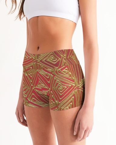 BE ROOTED Mid-Rise Yoga Shorts